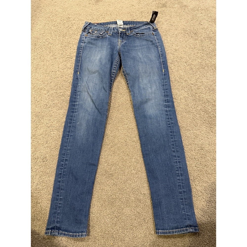 True‎ Religion Jeans Women's Size 28 Jodie World Tour Denim Blue USA